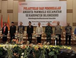 Resmi Dilantik Panwaslu Tingkat Kecamatan Se-Bojonegoro Siap Sukseskan Pilkada 2024