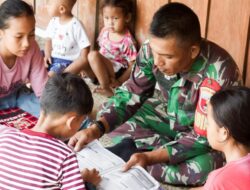 Satgas TMMD 120 Kodim Bojonegoro Motivasi Belajar Generasi Muda