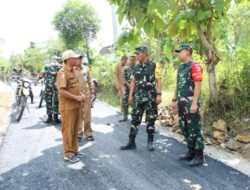 Lokasi TMMD 120 Kodim Bojonegoro Di Kunjungi Tim Wasev Angkatan Darat