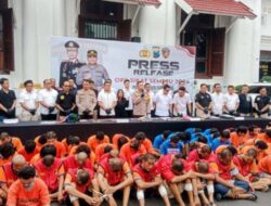 Gelar Ops Sikat Semeru Polrestabes Surabaya Berhasil Ringkus Ratusan Tersangka
