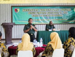 Kodim Bojonegoro Gelar Komsos Dengan Komponen Masyarakat Untuk Wujudkan Hubungan yang Harmonis