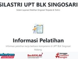 Layanan SILASTRI Permudah Daftar Pelatihan Kerja Di BLK Singosari