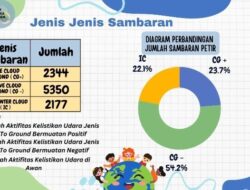 BMKG Pasuruan Sebut Total Sambaran Petir Di Jawa Timur Periode 1-7 Juli 2024 Sebanyak 1.860