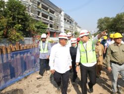 Wali Kota Eri Sidak Tunnel TIJ – KBS, Sebut Pengerjaan Struktural Sudah 70 Persen