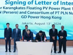 PLN Dan GD Power Hongkong Bangun PLTS Terapung Di Karangkates