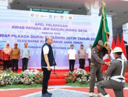 Pj Sekdaprov Berangkatkan Kirab Pataka Jer Basuki Mawa Beya
