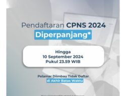 BKN Perpanjang Pendaftaran CPNS 2024
