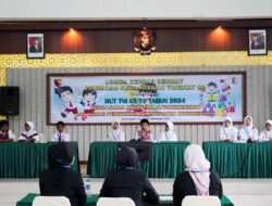 Dandim Bojonegoro Buka Lomba Cerdas Cermat Wasbang Semarakan HUT TNI Ke- 79