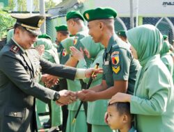 117 Prajurit Kodim 0813 Bojonegoro Naik Pangkat