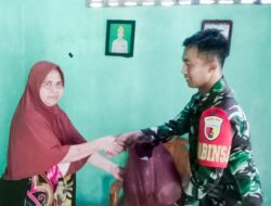 Peringati HUT ke- 79 TNI, Kodim 0813 Bojonegoro Salurkan Sembako