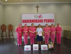 Sambut HKGB ke-72, Bhayangkari Cabang Bojonegoro Gelar Baksos