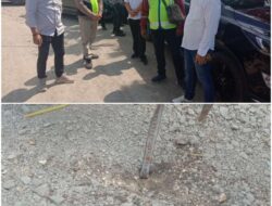 Komisi D DPRD Bojonegoro Temukan Pekerjaan Tidak Sesuai RAB Pembangunan Jalan Di Kasiman