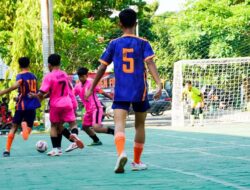 Empat Tim Melaju Ke Babak Semifinal Turnamen Futsal Peringatan HJB ke- 347 Dan HUT ke- 79 TNI