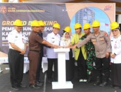 Pj Adriyanto Resmikan ground breaking Pembangunan Gedung Kantor PD BPR
