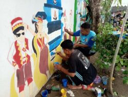 Pekan Seni Kerakyatan Bojonegoro Hari Kedua Dimeriahkan Parade Band Dan Lomba Mural