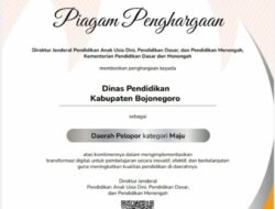 komitmen Memajukan Transformasi Digital Sektor Pendidikan, Dinas Pendidikan Bojonegoro Raih Penghargaan Nasional