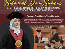 Mia Amiati Kajati Jatim Resmi Sandang Profesor Kehormatan Unair