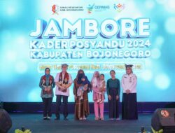 Pj. Adriyanto Di Dampingi Pj. Ketua TP PKK Bojonegoro Melaunching Aplikasi Gubuk Kopi Candu Jonegoro