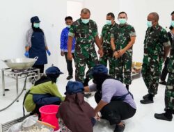 Pastikan Memenuhi Standar Kebersihan Irdam V Brawijaya Cek Operasional Dapur Sehat SPPG