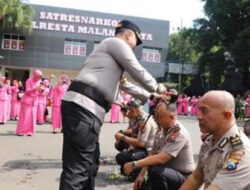 Kapolresta Malang Kota: Anggota yang Naik Pangkat Lakukan Tugas Lebih Profesional
