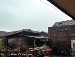 Akibat Angin Puting Beliung Puluhan Rumah Warga Pasuruan Rusak