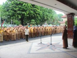 Pimpin Apel Wakil Bupati Nurul Azizah Dan Istri Bupati Cantika Setyo Wahono Beberkan Program 100 Hari