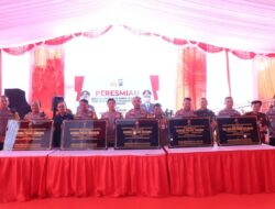 Kapolres Bojonegoro Resmikan Empat Gedung Polsek Dan Penjagaan Mako Satlantas