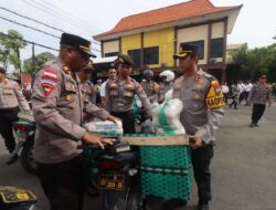 Jelang Idul Fitri Polres Bojonegoro Ribuan Paket Zakat Fitrah