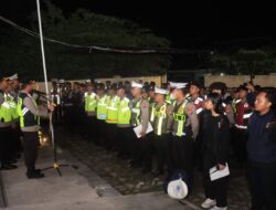 Polres Bojonegoro Lakukan Pengamanan di Acara Halal Bihalal Perguruan Pencak Silat