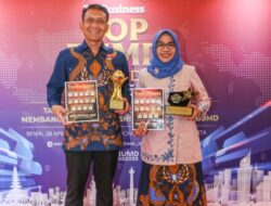 Bupati Wahono Raih Penghargaan TOP Pembina BUMD tahun 2025