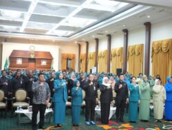Ketua TP PKK Bojonegoro Hadiri Pengukuhan Pengurus TP PKK Provinsi Jatim