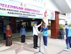 Bupati Wahono Berangkatkan Kontingen Bojonegoro untuk Berlaga di Porprov IX Jatim 2025