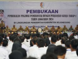 Bupati Wahono Resmi Buka Pembekalan PPPK Tahap 1 Tahun Anggaran 2024