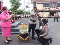 Polres Bojonegoro Gelar Upacara Kenaikan Pangkat