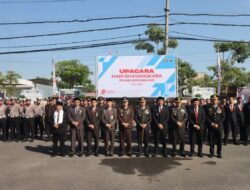 Forkopimda Hadiri Upacara Hari Bhayangkara ke-79 Di Polres Bojonegoro