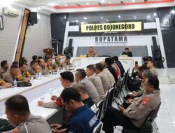 Polres Bojonegoro Gelar Rakor Pengamanan Jelang Pengesahan Warga Baru PSHT