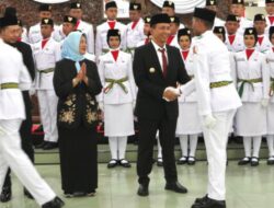 Bupati Wahono Kukuhkan Paskibraka Bojonegoro Tahun 2025
