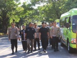 Polres Bojonegoro Kawal Pengamanan Keberangkatan Ratusan Warga Baru IKSPI Ke Madiun
