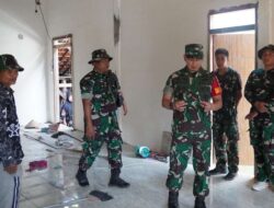 Dansatgas TMMD 125 Bojonegoro Cek Pembangunan Enam Unit Rutilahu