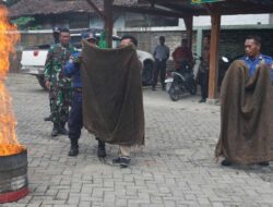 TMMD 125 Bojonegoro Edukasi Warga Tentang Penanganan Bahaya Kebakaran