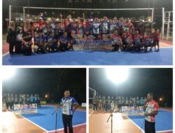 Pembukaan Tournament Bola Voli Kapas Cup 2025 Peringati HUT RI Ke -80 Sangat Meriah