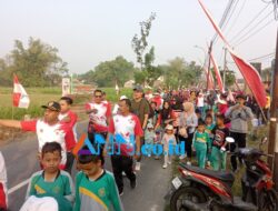Peringati HUT RI Ke-80 Pemdes Mlideg Gelar Jalan Sehat