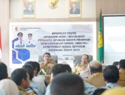 Bupati Wahono Buka Bimtek Operator Desa Penggunaan Aplikasi SIKS-NG