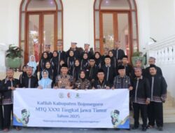 Bupati Wahono Berangkatkan Kafilah  Bojonegoro  MTQ XXXI Jatim