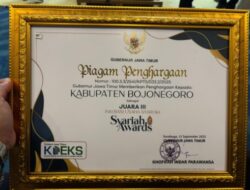Pemkab Bojonegoro Sabet Juara 3 Syariah Award 2025