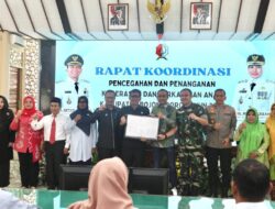 Pemkab Bojonegoro Gelar Penandatanganan Bersama Cegah Kekerasan Dan Perkawinan Usia Anak