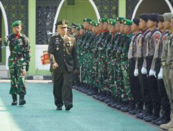 Kodim 0813 Bojonegoro Gelar Upacara Peringatan HUT Ke- 80 TNI