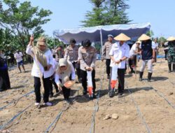 Dukung Program Asta Cita Presiden Prabowo Polres Bojonegoro Tanam Jagung