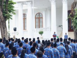 Pemkab Bojonegoro Gelar Upacara Hari Korpri, Hari Guru, dan HKN