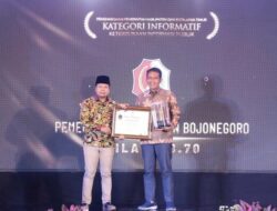 Bojonegoro Raih Penghargaan KI Awards Jawa Timur 2025 Kategori Informatif